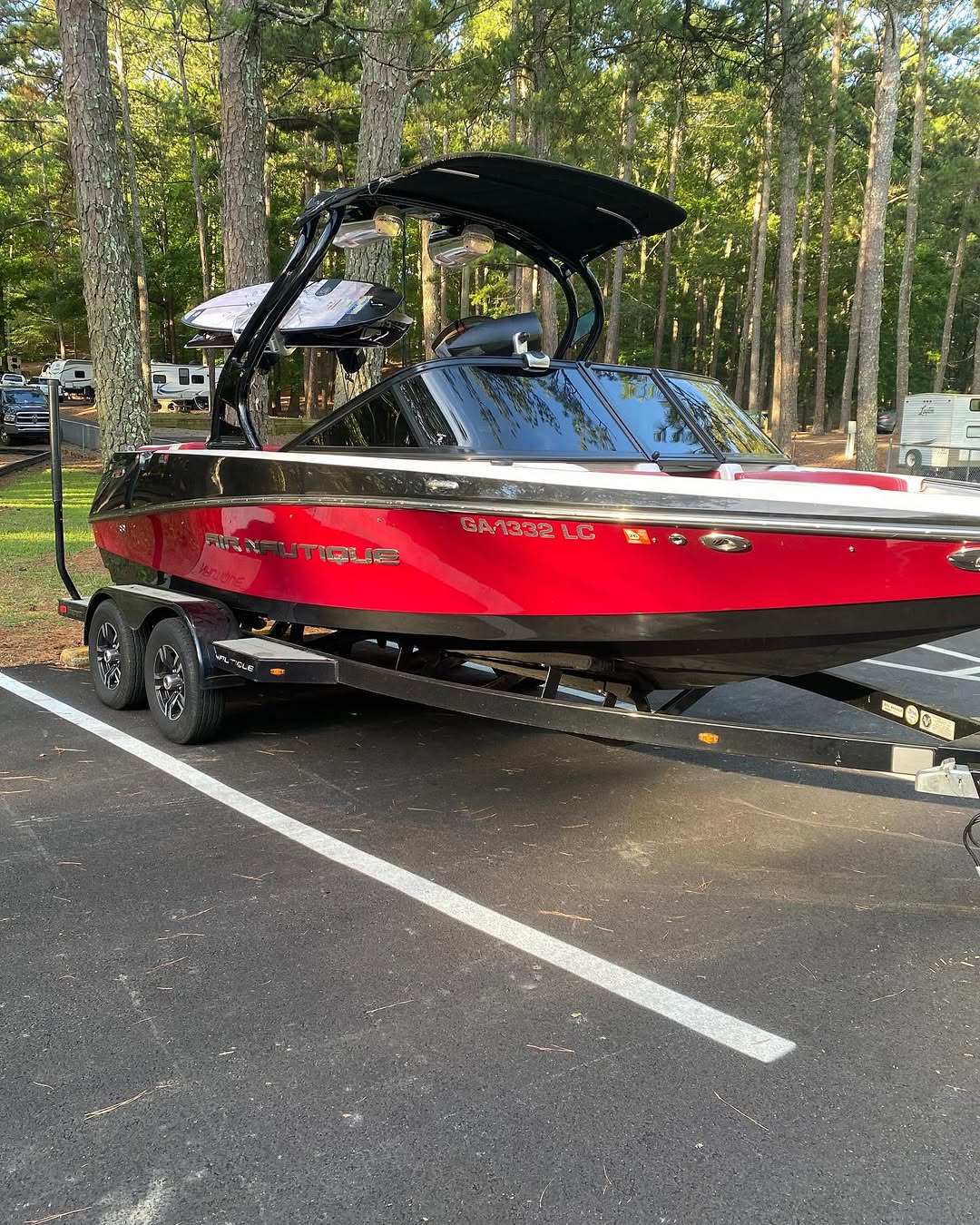 Boat window tint installation