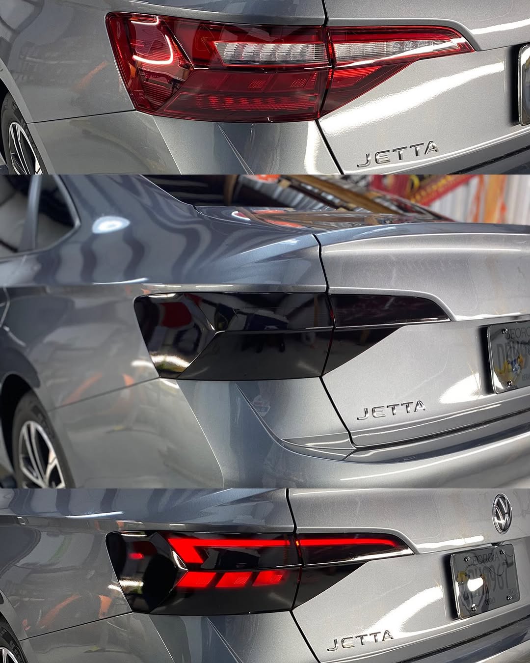 Volkswagen Jetta with taillight tint